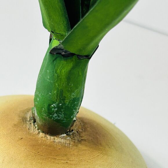 Vintage Daffodil Metal Candle Holder Flower Silvestri Metal Candlestick 12" - Picture 5 of 10